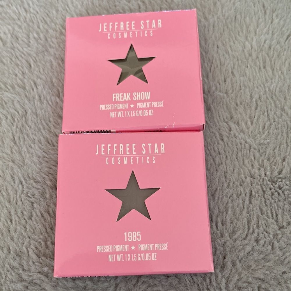 Jeffree Star Pressed Pigments-Freak Show & 1985 New One Now Added Blood Sugar
